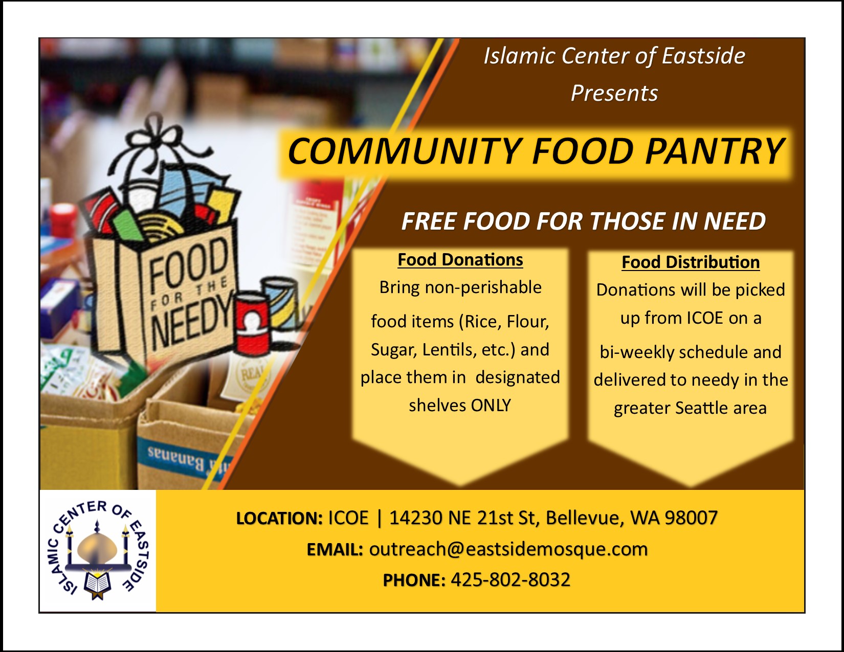 Islamic Center of Eastside (Bellevue Masjid)
